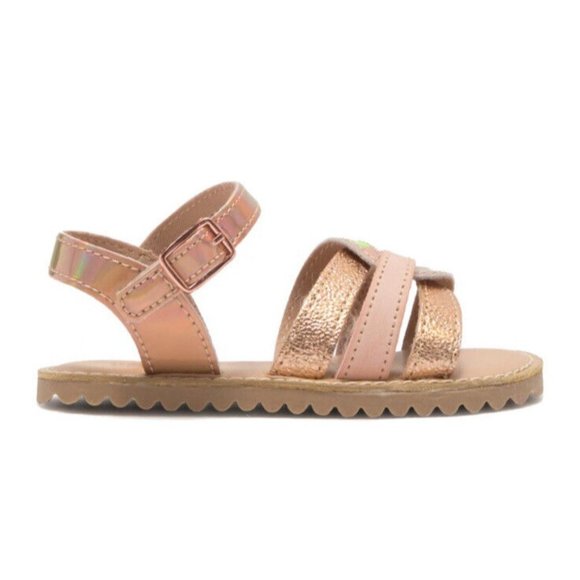Harper Canyon Finley Strappy Sandals Shoes Baby Girls Size Baby 5 and  Toddler 9 - Picture 2 of 4